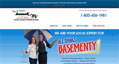 Desktop Screenshot of basementsystemswv.com